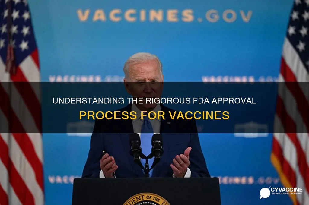 how do vaccines become fda approved