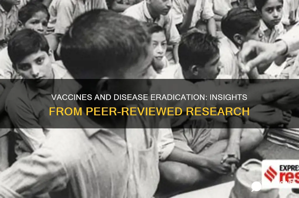how do vaccines eliminate disease peer reviewed articles