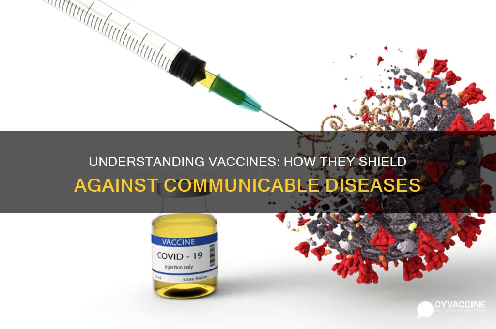 how do vaccines prevent communicable diseases