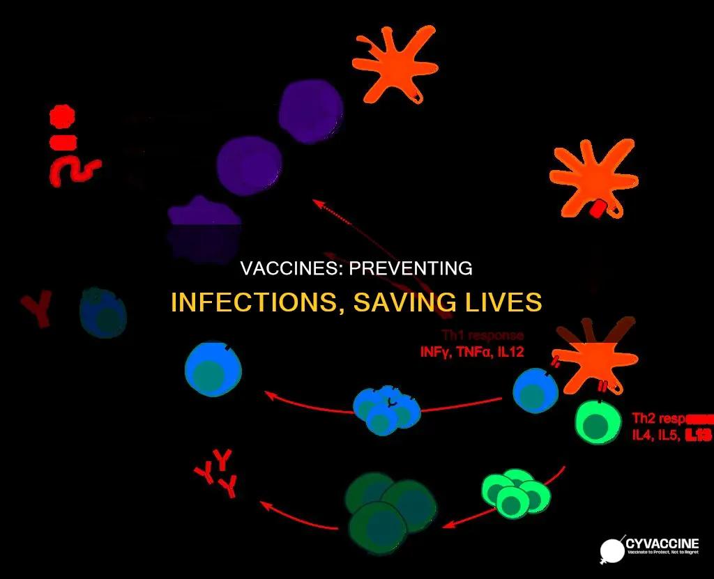 how do vaccines prevent infection select all that apply
