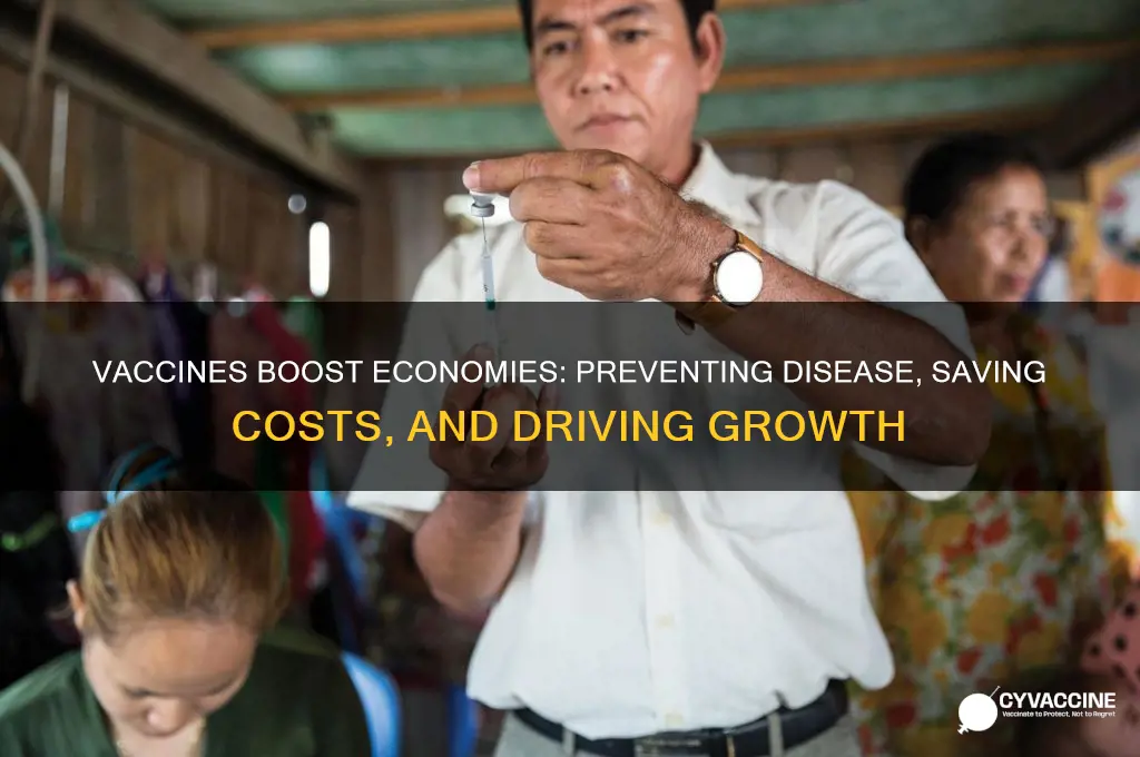 how do vaccines provide economic benefits for society