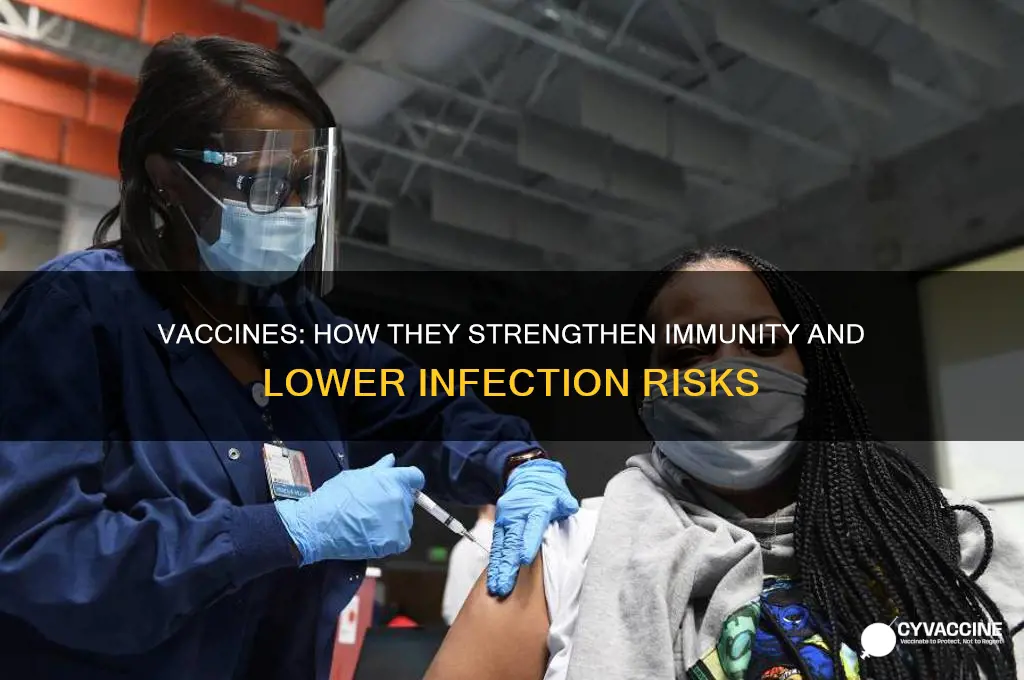 how do vaccines reduce the risk of infection