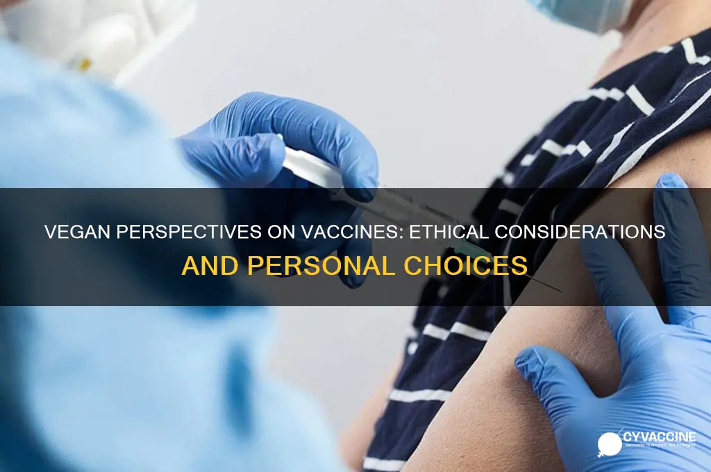 how do vegans feel about vaccines