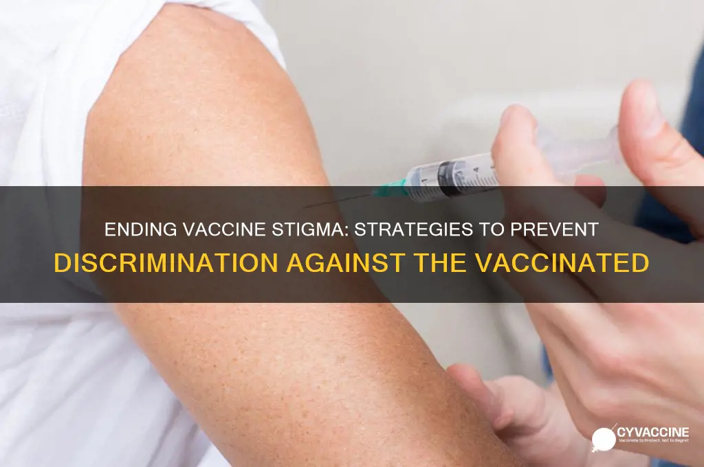 how do we prevent discrimination against the vaccinated