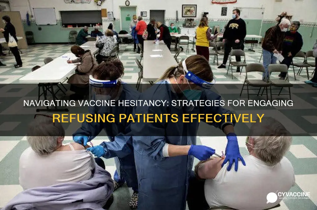 how do you deal with patients who refuse vaccines