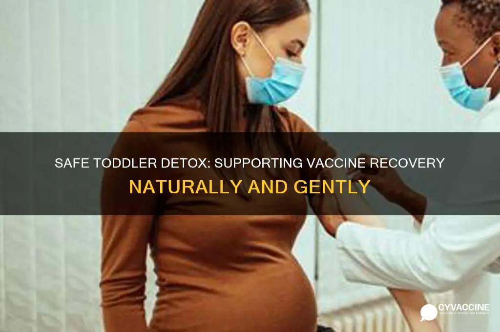 how do you detox a toddler from vaccines