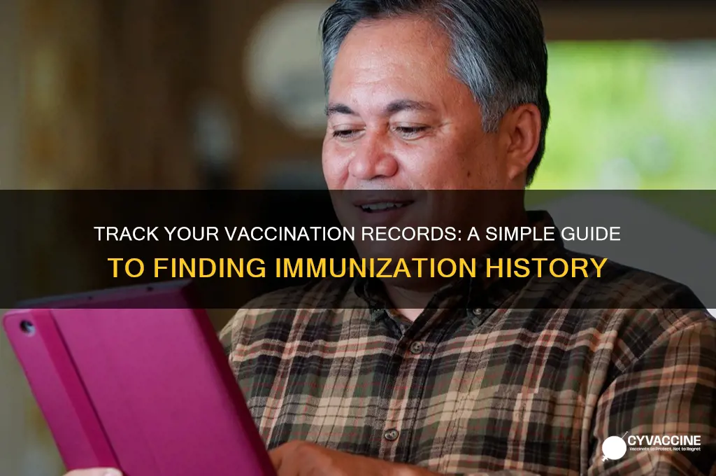 how do you find your vaccinations