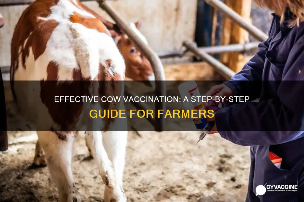 how do you vaccinate a cow