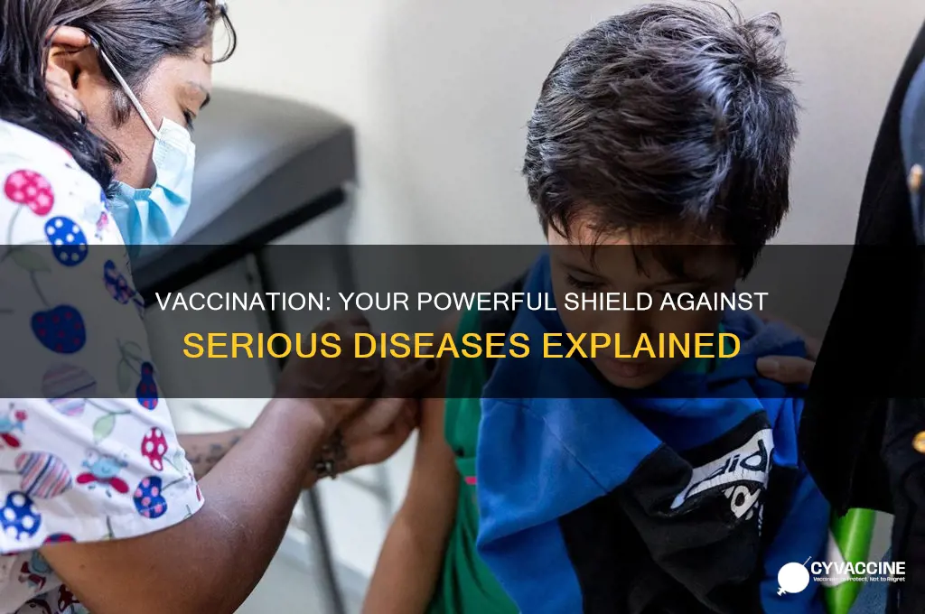 how does a vaccination protect you from many serious diseases