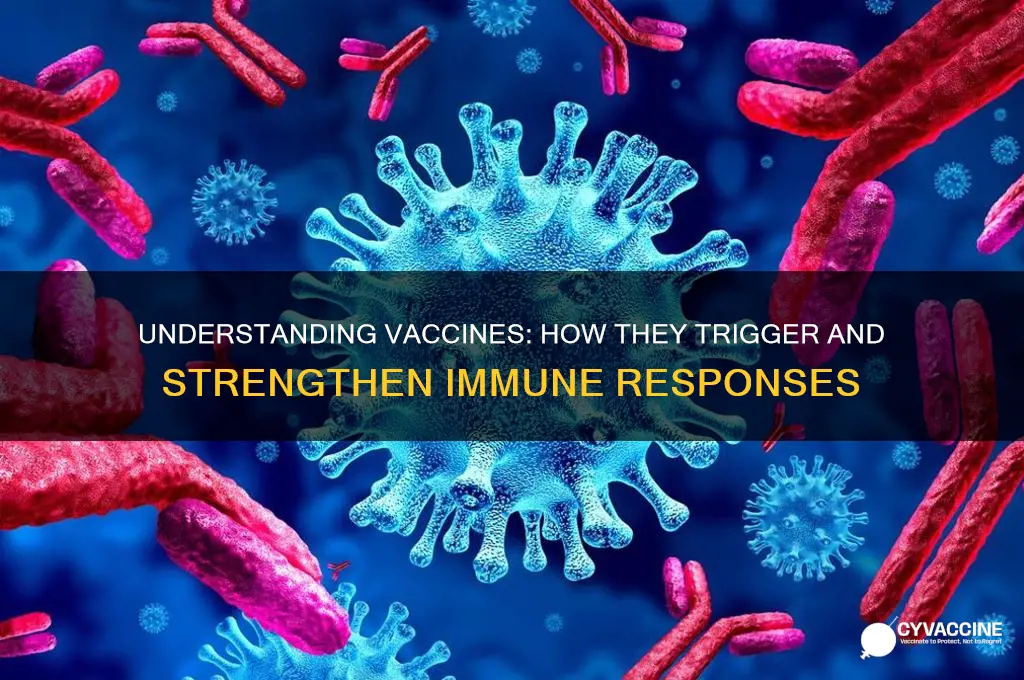 how does a vaccine evoke an immune response