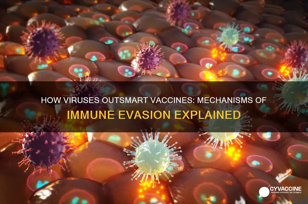 how does a virus evade vaccines