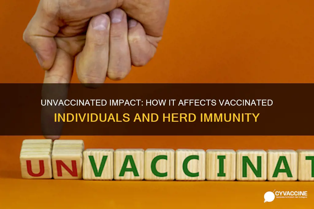 how does an unvaccinated person affect a vaccinated person