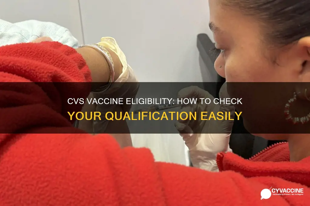 how does cvs check vaccine eligibility