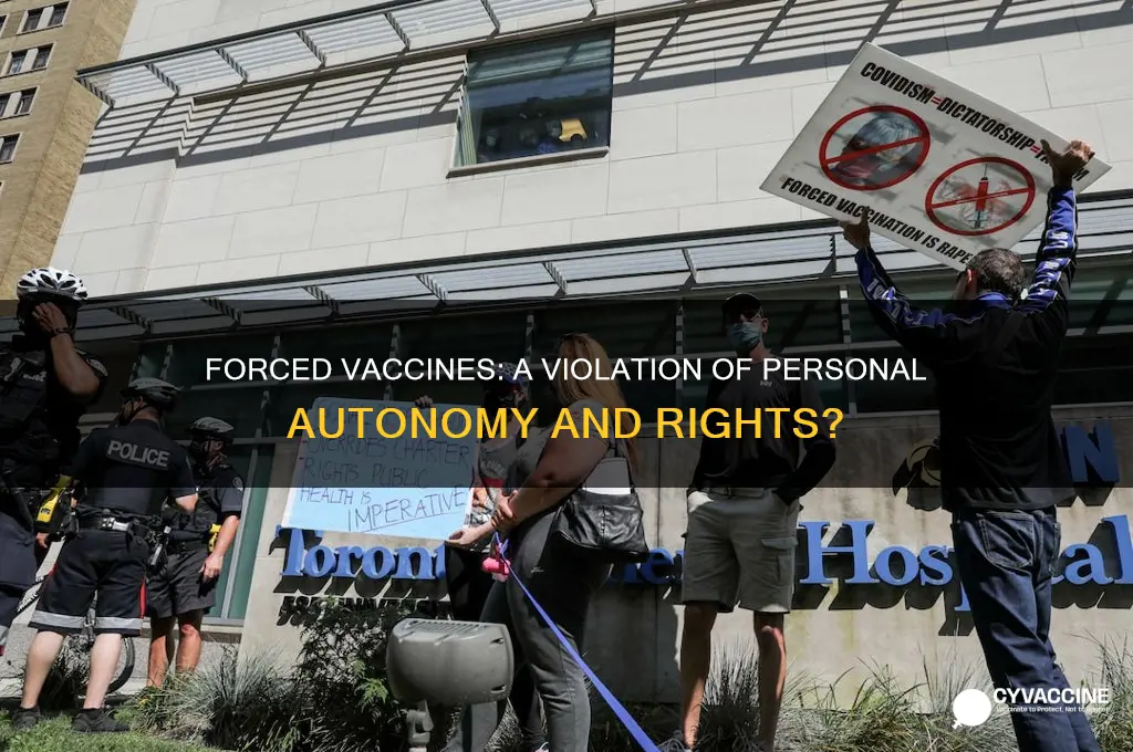 how does forced vaccines violate a persons rights