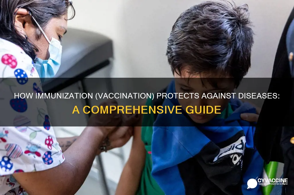 how does immunization also called vaccination prevent disease