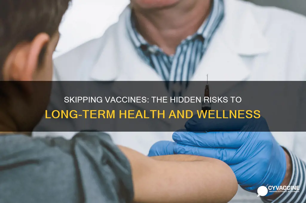 how does not having certain vaccinations contribute to poor health