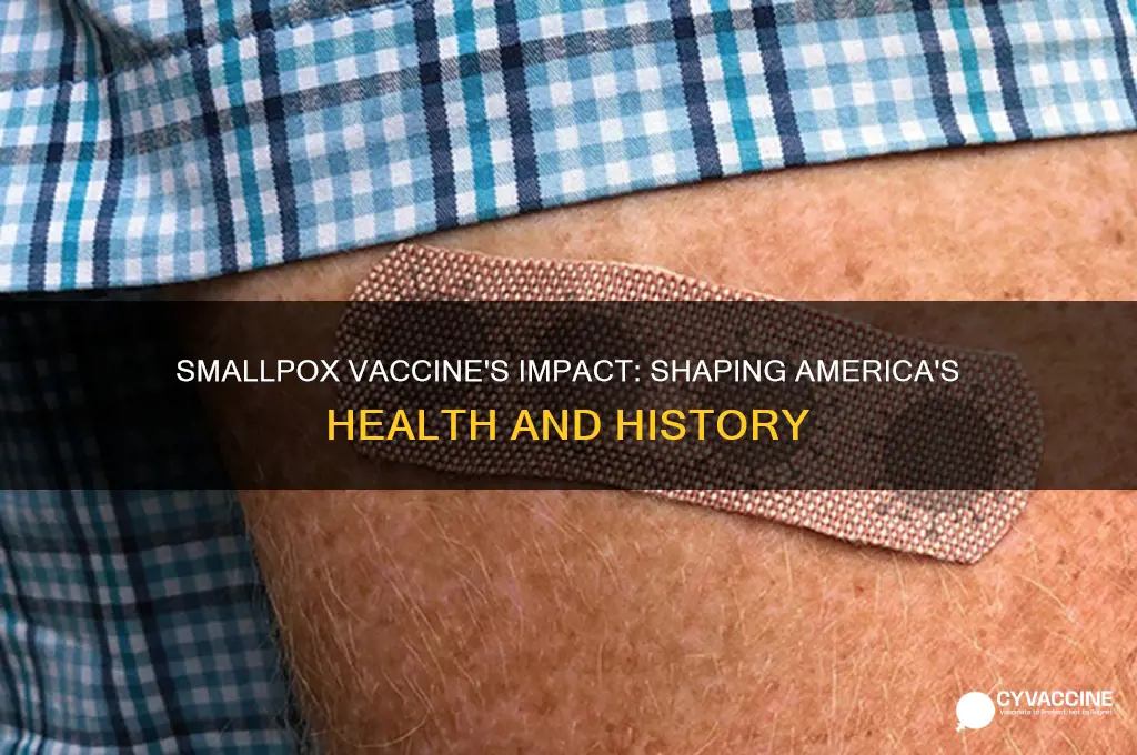 how does smallpox vaccine affect america