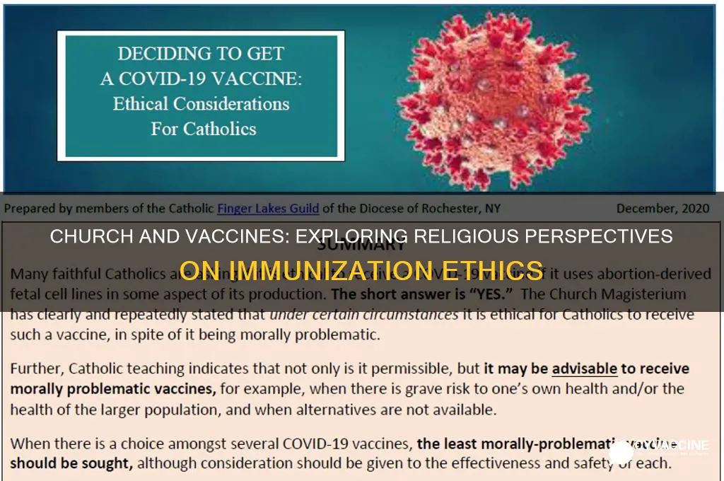 how does the church view vaccines