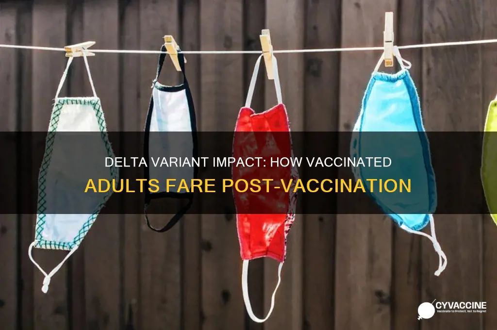 how does the delta variant affect vaccinated adults