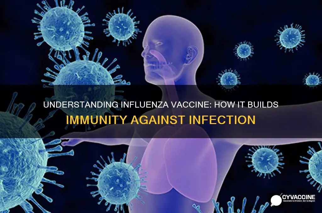 how does the influenza vaccine provide immunity against infection