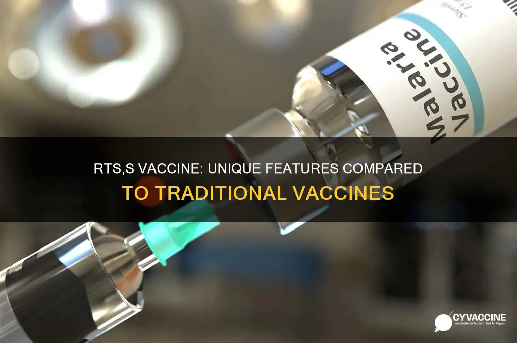 how does the rts s vaccine differ from other vaccines