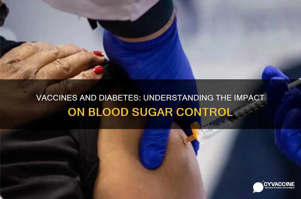 how does the vaccine affect diabetes