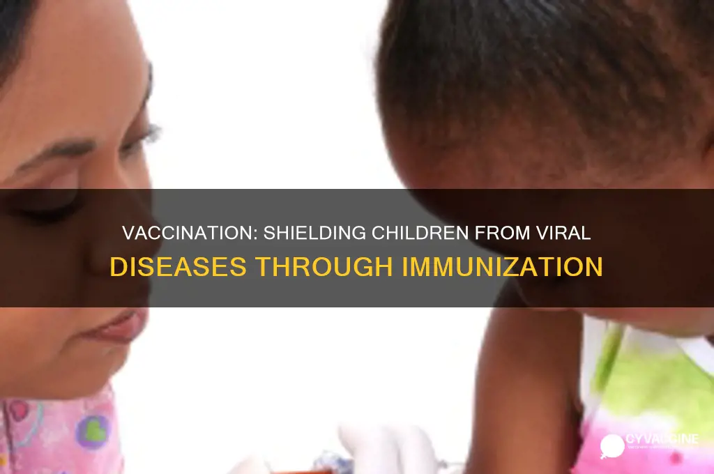 how does vaccination protect a child against a viral disease