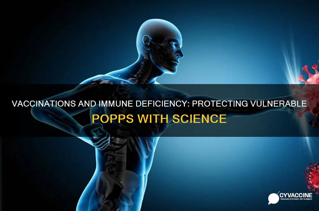 how does vaccinations help those with immune difficiency
