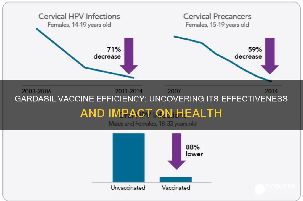 how efficient is the gardasil vaccine