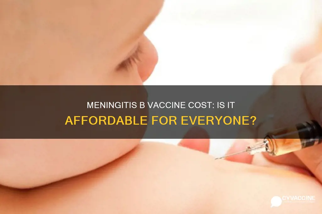 how expensive is menigitis b vaccine