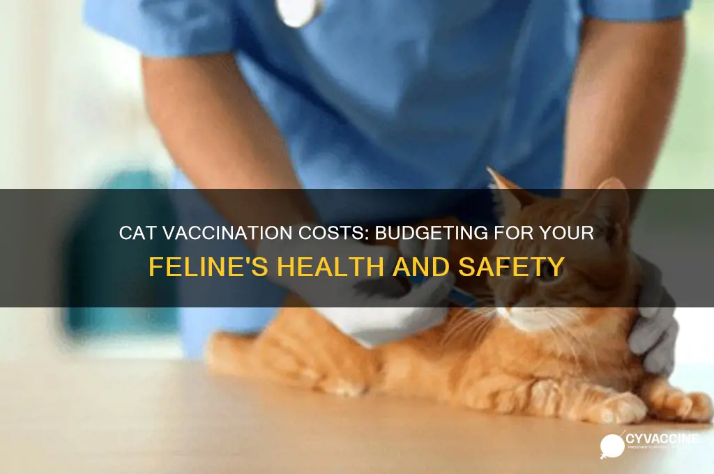 how expensive to vaccine a cat