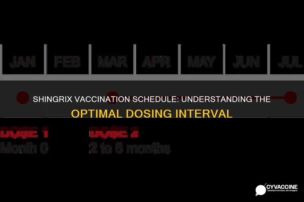 how far apart are shingrix vaccinations