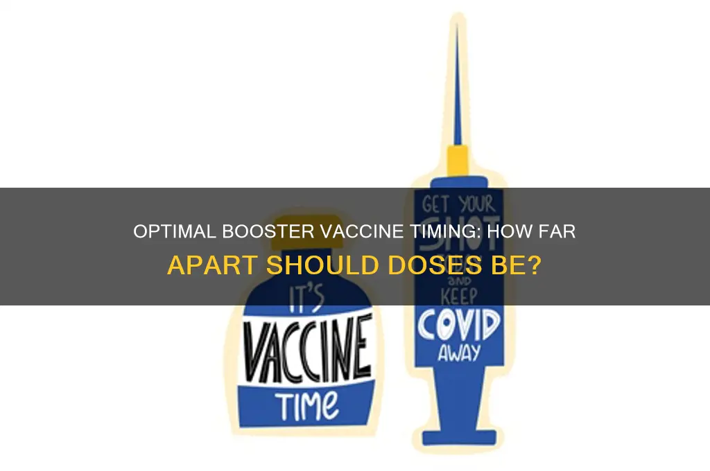 how far apart for booster vaccine