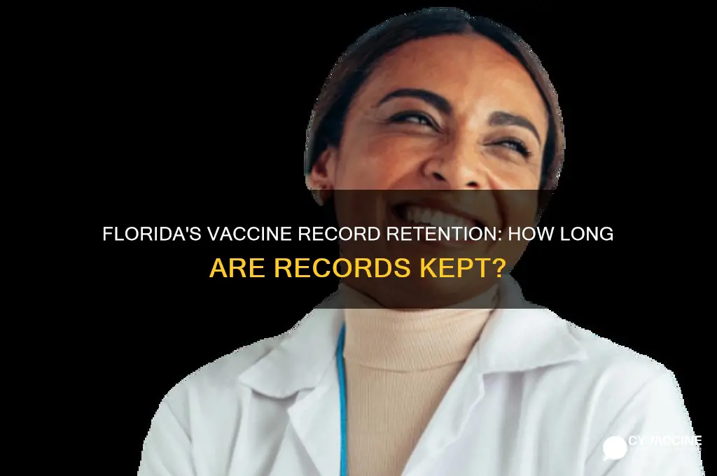 how far back are vaccination records kept in florida