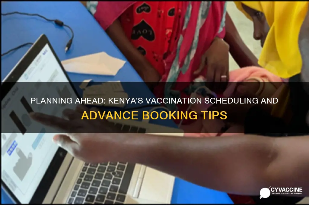 how far in advance vaccination kenya