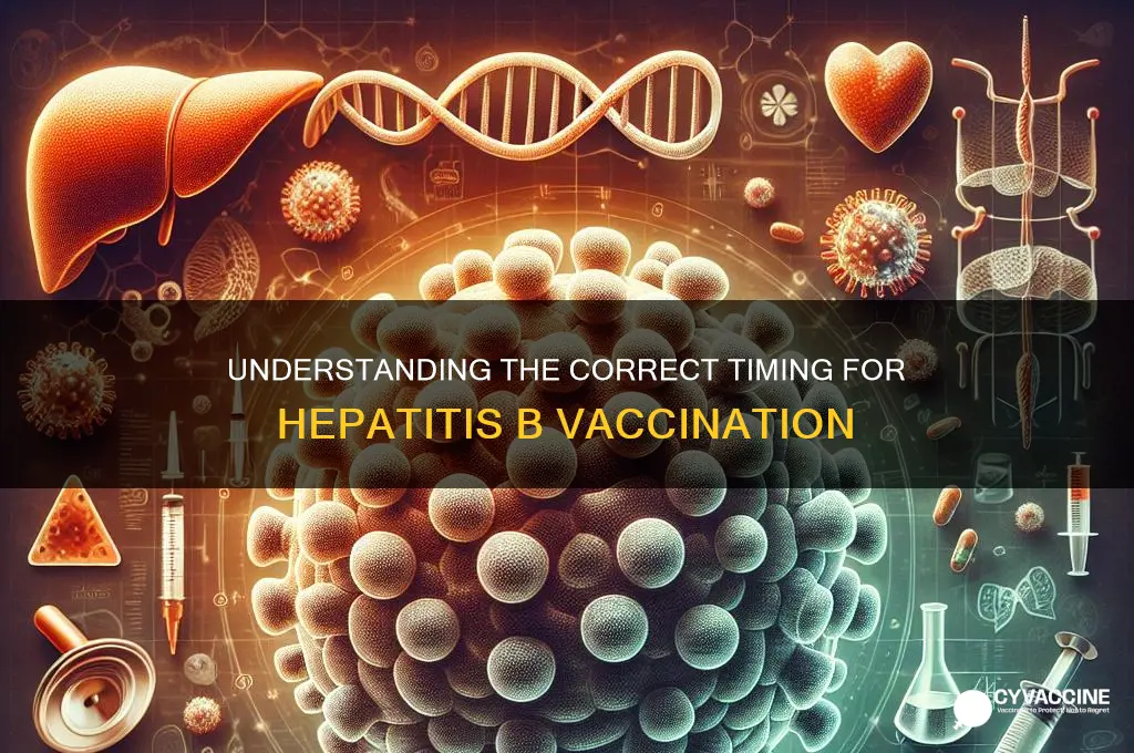 how far is hep b vaccine supposed to be givn