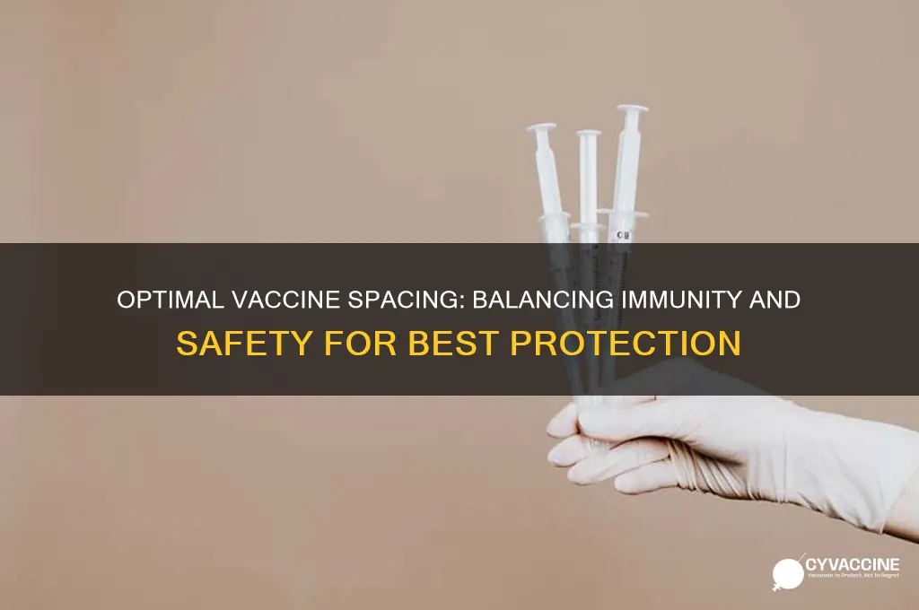 how far to space out vaccines