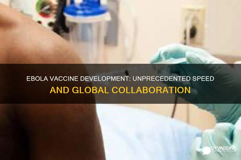 how fast was ebola vaccine made