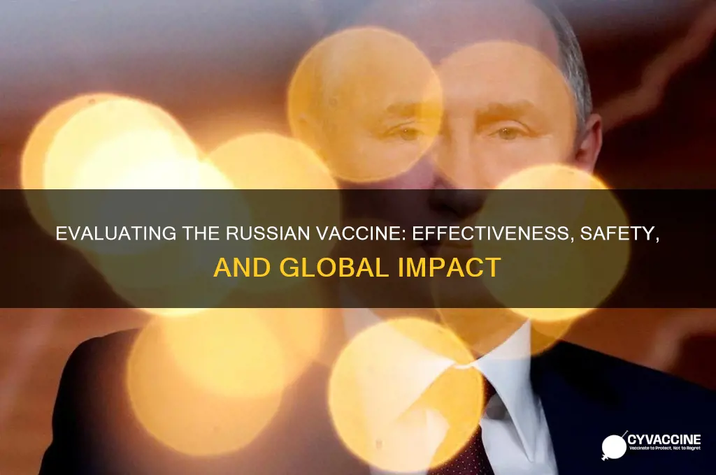 how good is the russian vaccine
