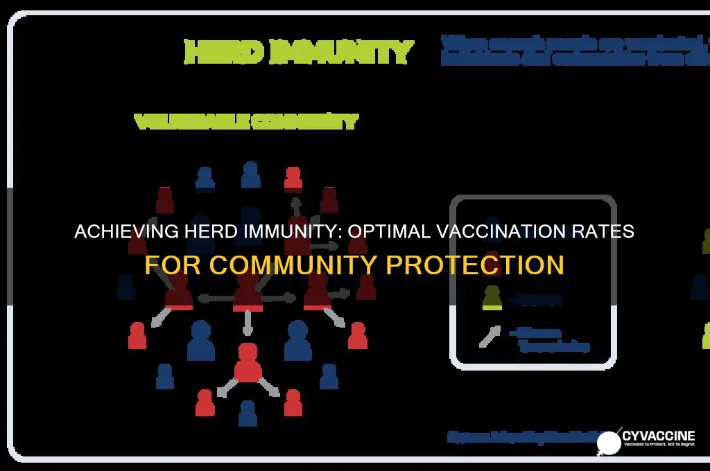 how high should vaccination rates be herd immunity