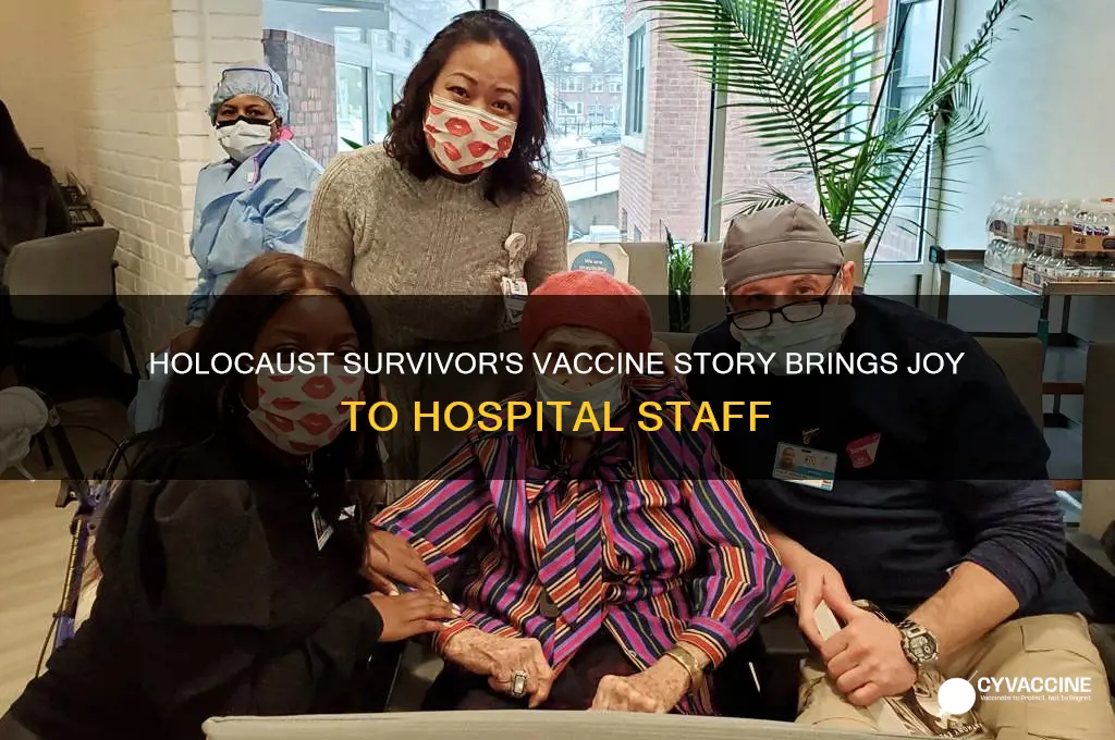 how holocaust survivor vaccine charmed hospital
