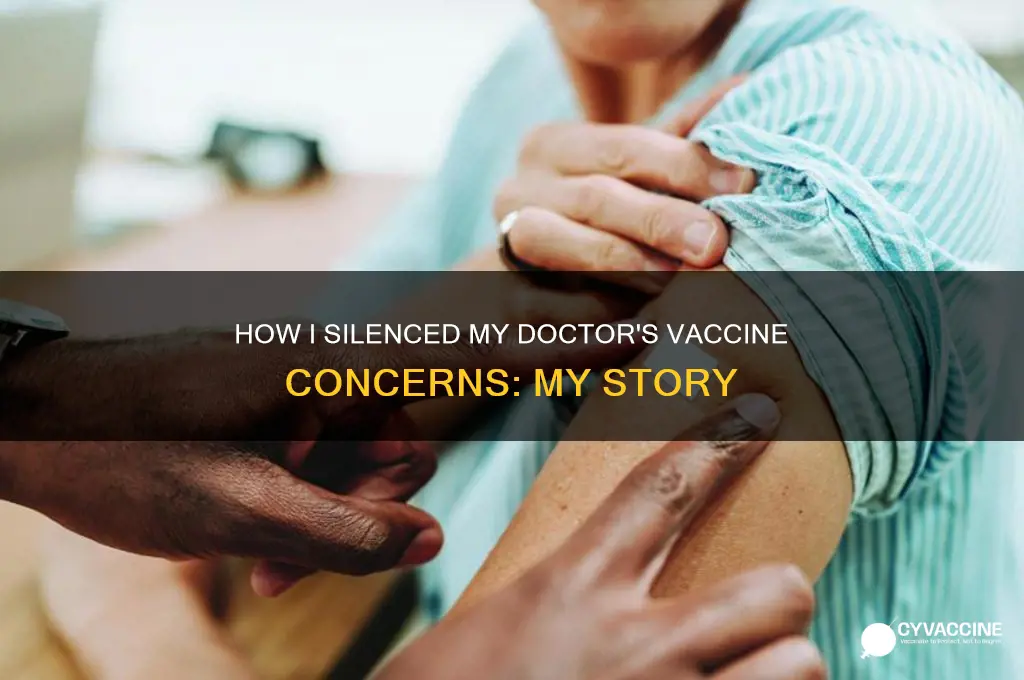 how i shut my doctor up about vaccines