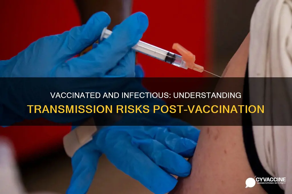 how infectious is a vaccinated person