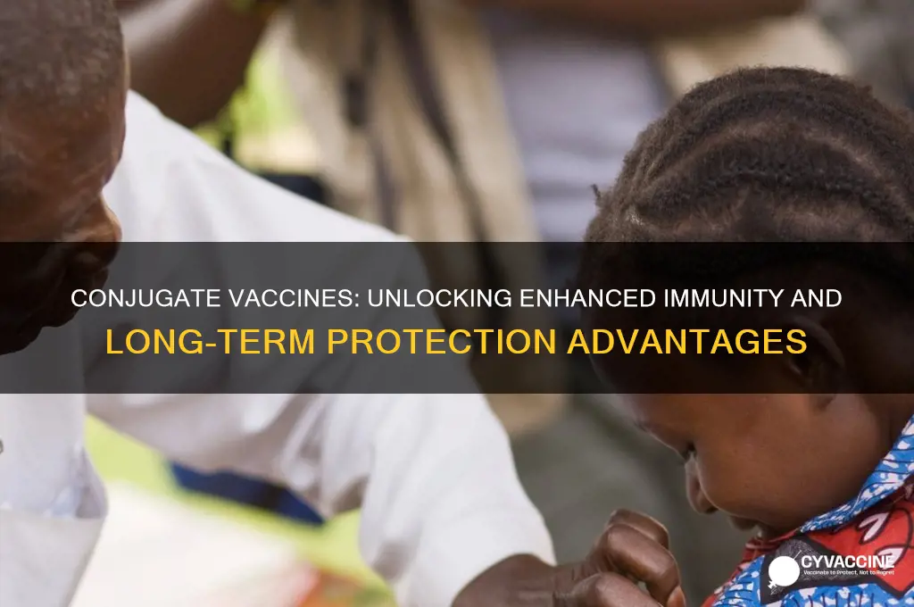 how is a conjugate vaccine advantages