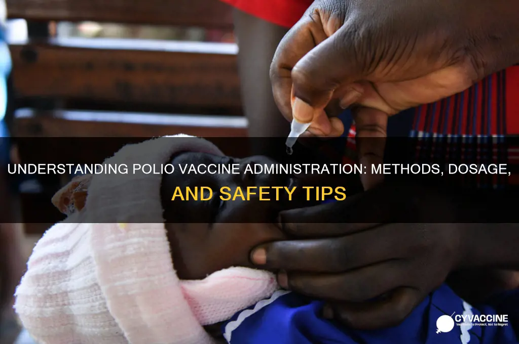 how is a polio vaccine administered