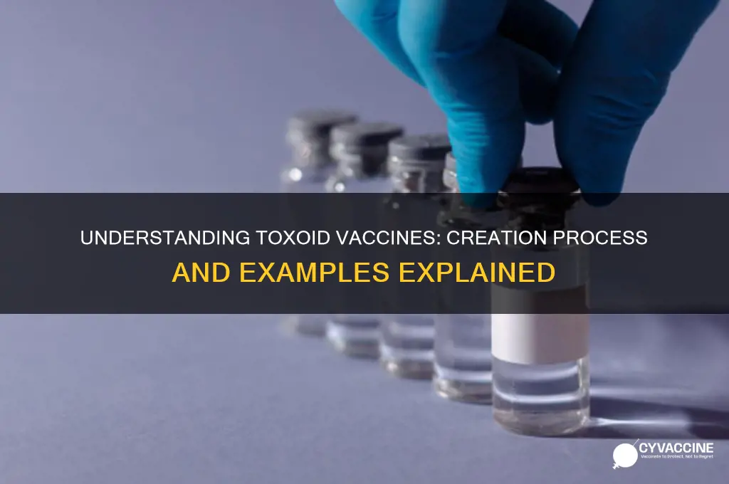 how is a toxoid vaccine examples made this way
