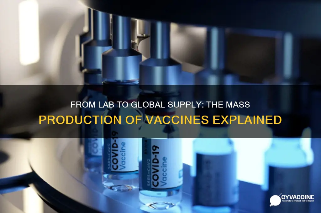 how is a vaccine mass produced