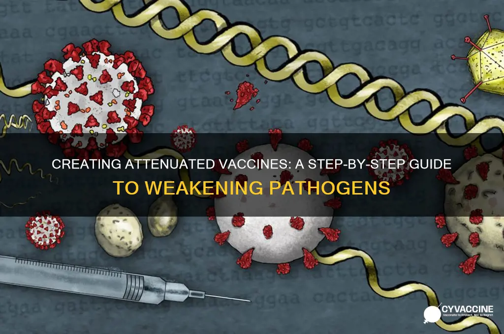 how is an attenuated vaccine made