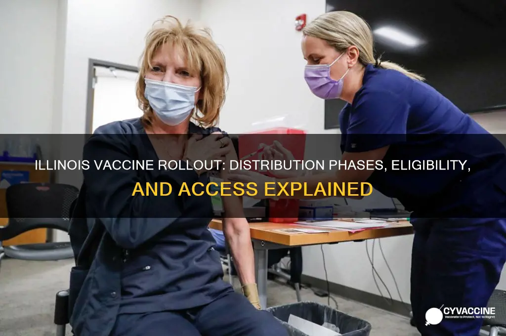 how is illinois distributing the vaccine