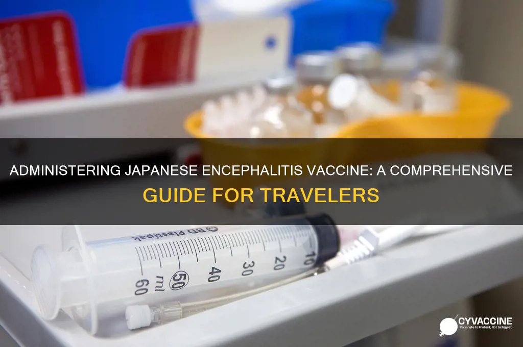 how is japanese encephalitis vaccine administered